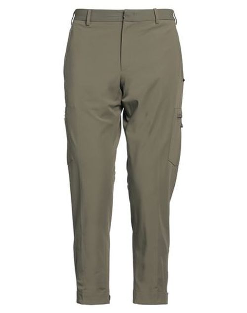 Pt Torino Man Pants Military green Size 34 Cotton, Polyamide, Elastane