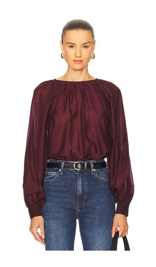 ASTR the Label Reyen Top in Deep Wine.  XL also in L, M