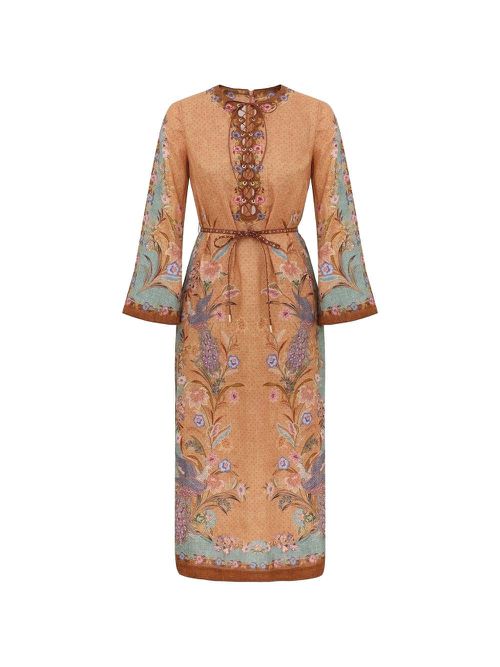 Indra Linen Tunic Dress