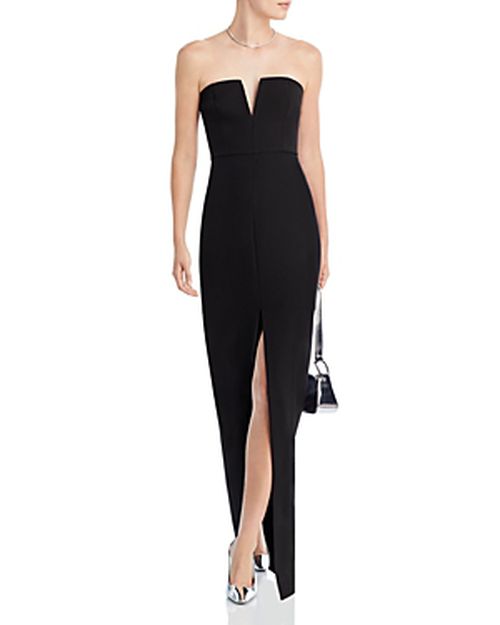 Strapless Crepe Gown - 100% Exclusive