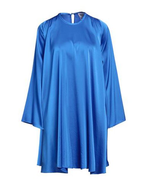 Forte_forte Woman Mini dress Bright blue Size 0 Silk, Elastane