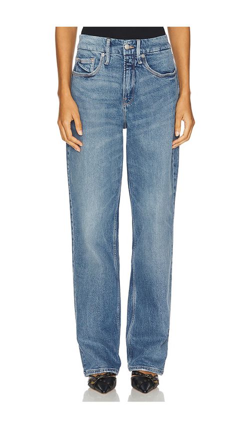 Good American Good 90s Straight Leg Jeans in Indigo575. 2 also
