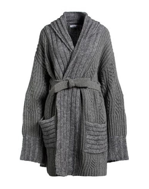 Woman Cardigan Grey Size XS Wool, Acrylic, Mohair wool, Polyamide, Elastane