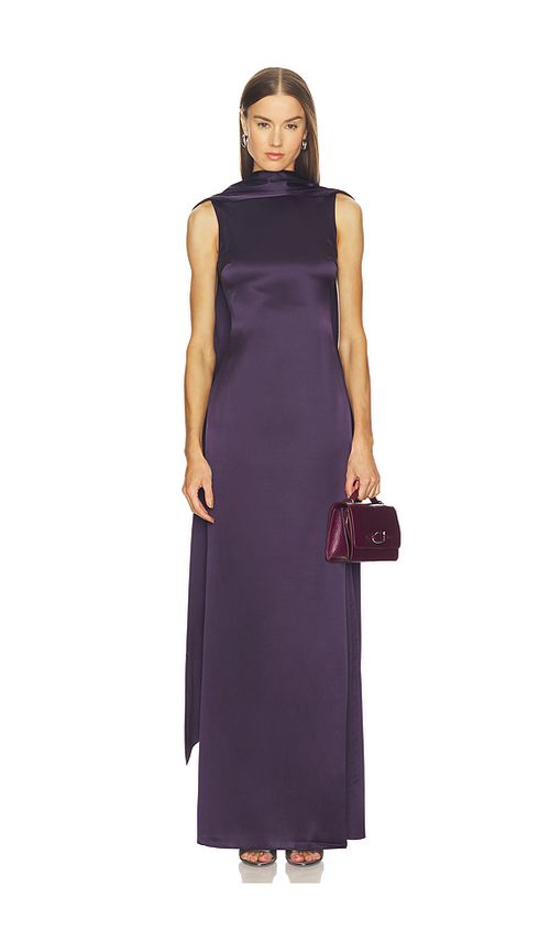 SRG Harley Dress in Dark Plum. L also in M, S, XL