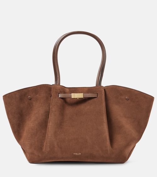 New York suede tote bag