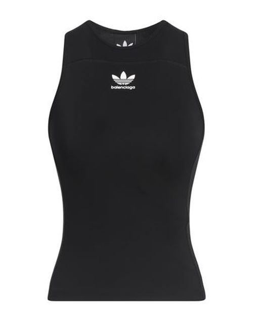 Woman Tank top Black Size 2 Viscose, Polyamide, Elastane