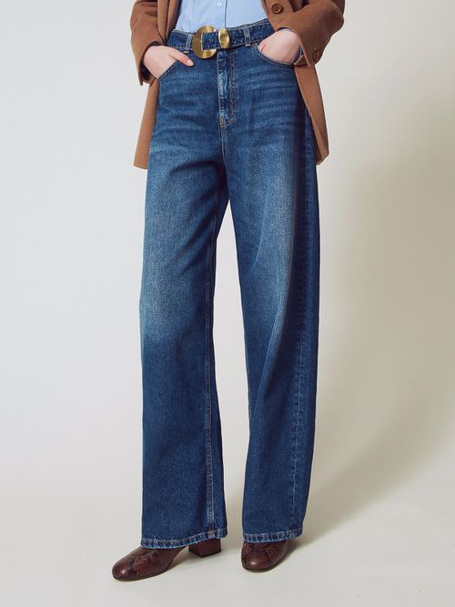 Jeans Woman color Denim