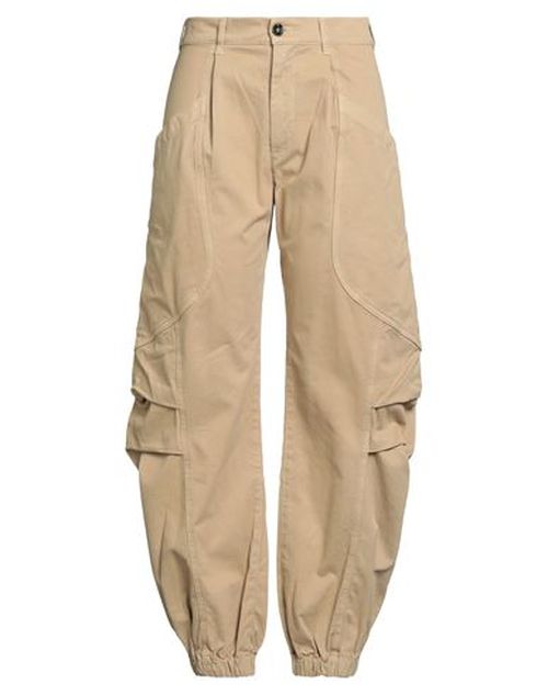 Woman Pants Camel Size 28 Cotton, Elastane