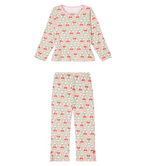Konges Sløjd Three printed cotton jersey top and pants set