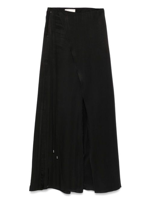 Blumarine satin trousers - Black