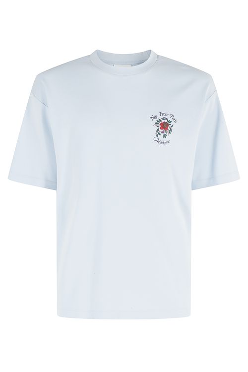 Tshirt Rose Blue Cotone T-shirt - Men