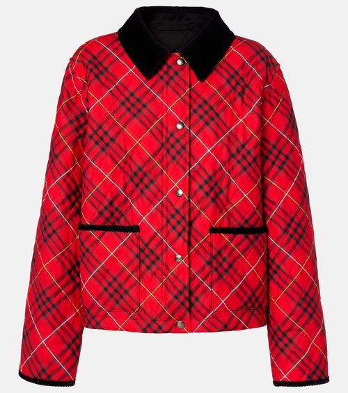 Check cotton jacket