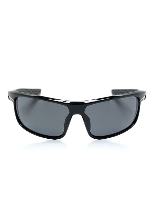Windtrack Run rectangle-frame sunglasses - Black
