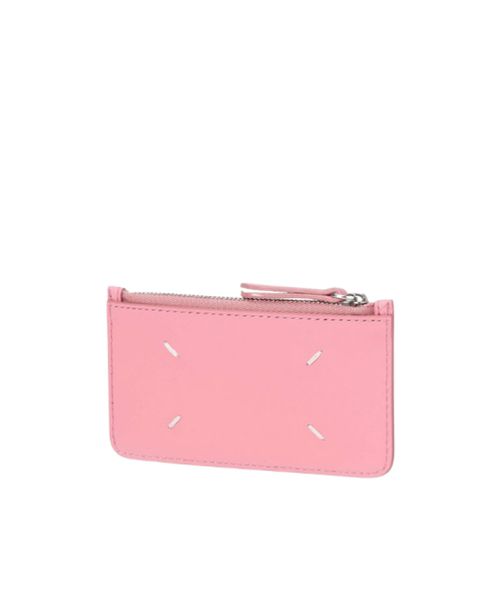 Four Stitch logo leather wallet