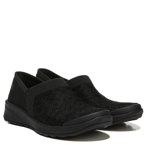Women's Gia Slip On Shoes (Black Pointelle Knit)