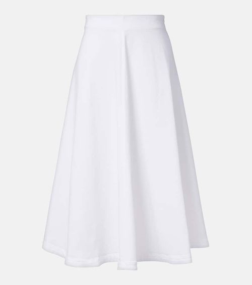 Varda cotton-blend midi skirt