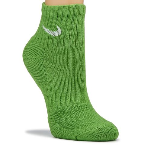 6 Pack Youth Medium Cushioned Ankle Socks (Rainbow Assorted)