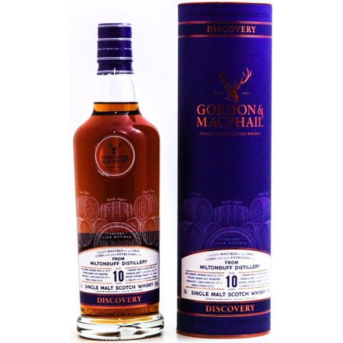 Miltonduff 10 Year Old Discovery Gordon & MacPhail Single Malt Scotch