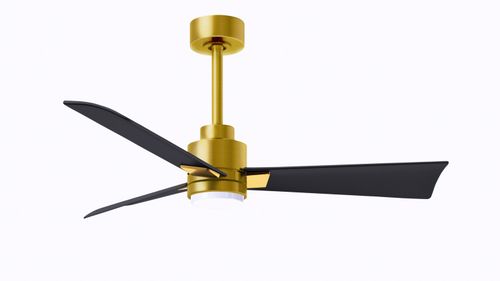 Brushed Brass 42" Ceiling Fan from the Alessandra - LK Collection