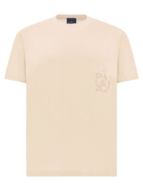Bold Embroidery Cotton Jersey T-Shirt