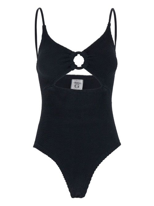Hunza G cut-out swimsuit - Black