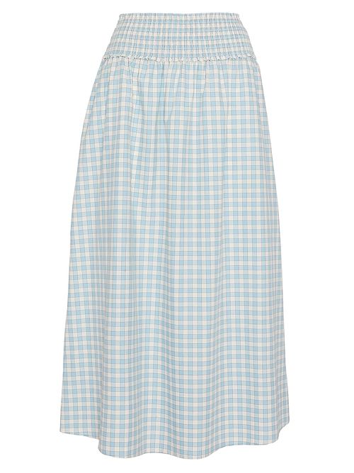 Women's The Delphine Nap Skirt - Blue Red Gingham