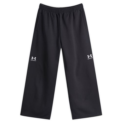 발렌시아가 Men's Under Armour Baggy Sweat Pants in Washed Black/White 809709-TRVB8-9034