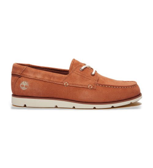 Timberland for man. TB0A42X7EIZ1 Grafton Bay brown leather shoes (45), Flat, Laces, Casual