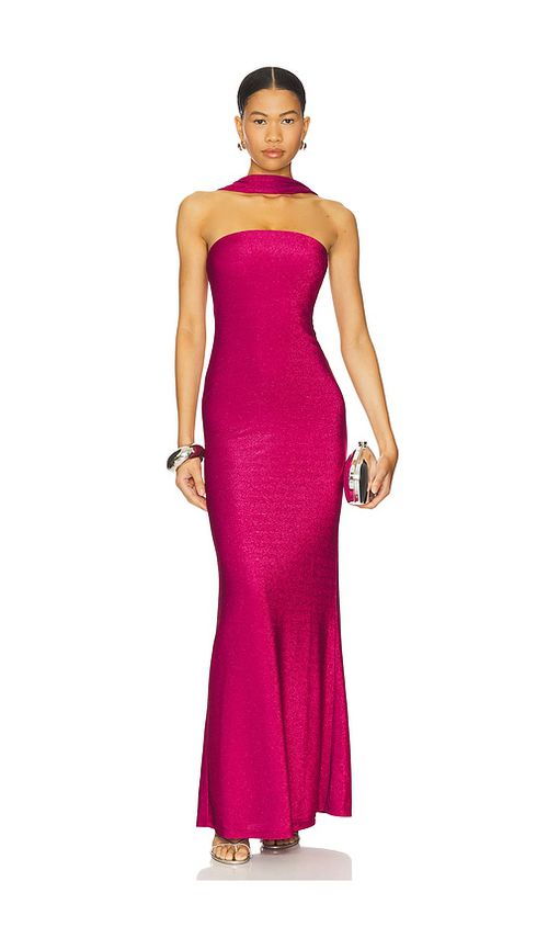 DELFI MAXIKLEID MICA in Pink. Größe XL. Also in L