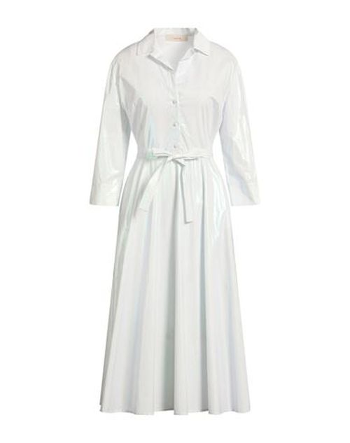 Woman Midi dress Off white Size 4 Cotton