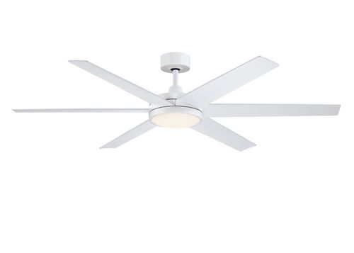 Matte White 64"Ceiling Fan from the Brawn Collection