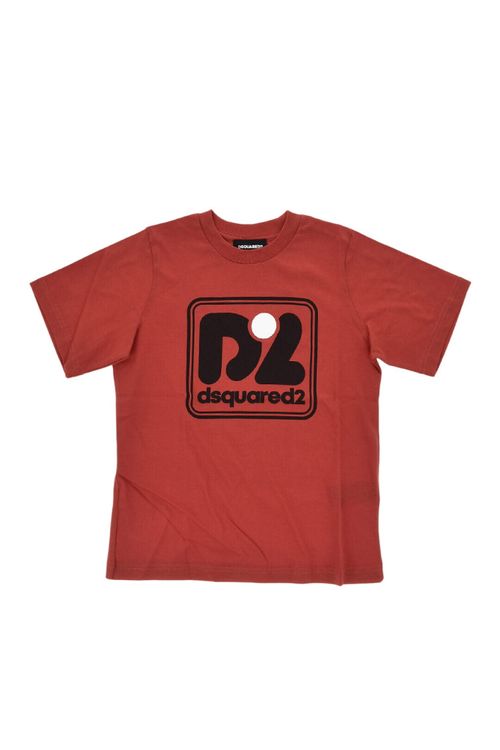 Boys Red Graphic Logo T-Shirt