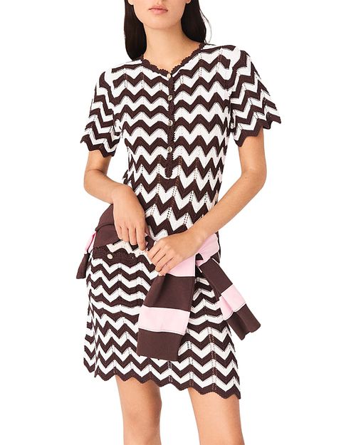Zig Zag Crocheted Dress