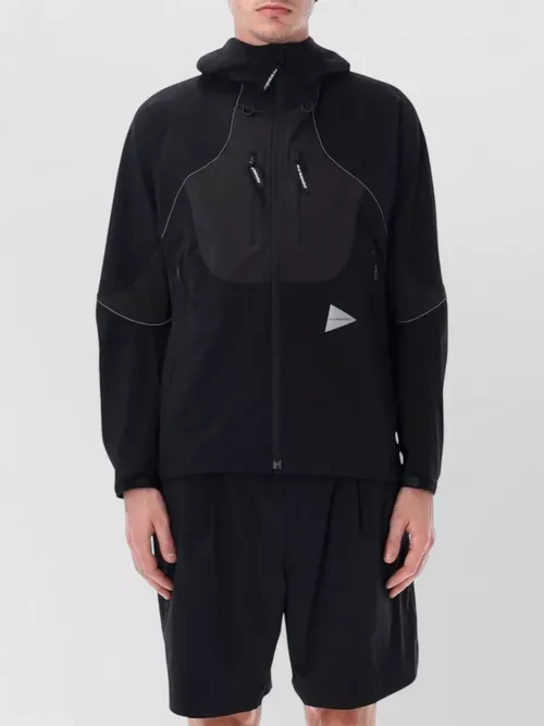 And Wander - technical hooded jacket