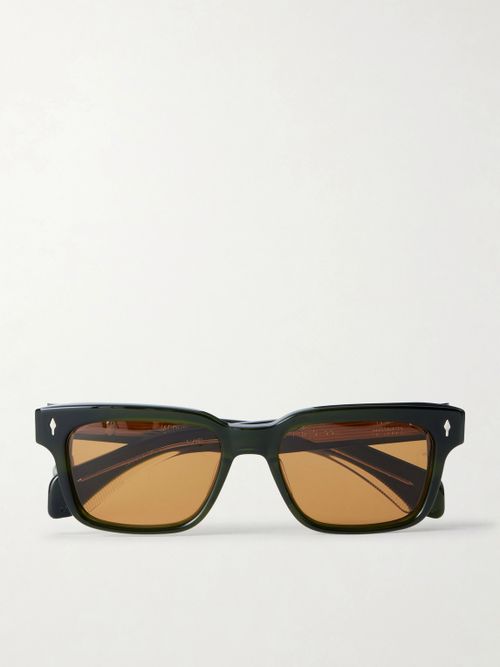 Molino 55 Rectangular-Frame Acetate Sunglasses