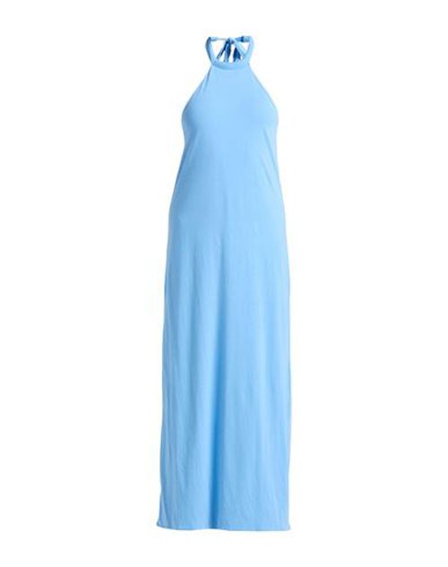 Woman Maxi dress Pastel blue Size 4 Viscose, Elastane