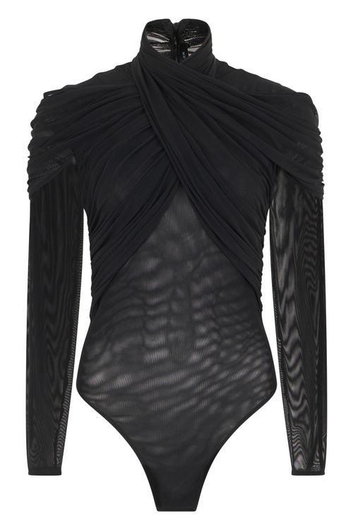 Black Long Sleeve Bodysuit