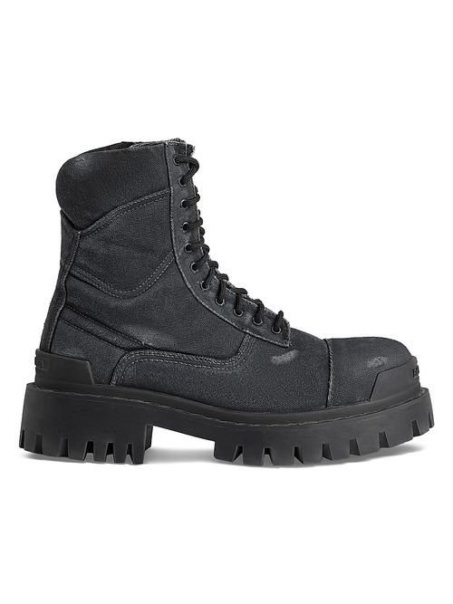 Men's Combat Strike Boots - Black