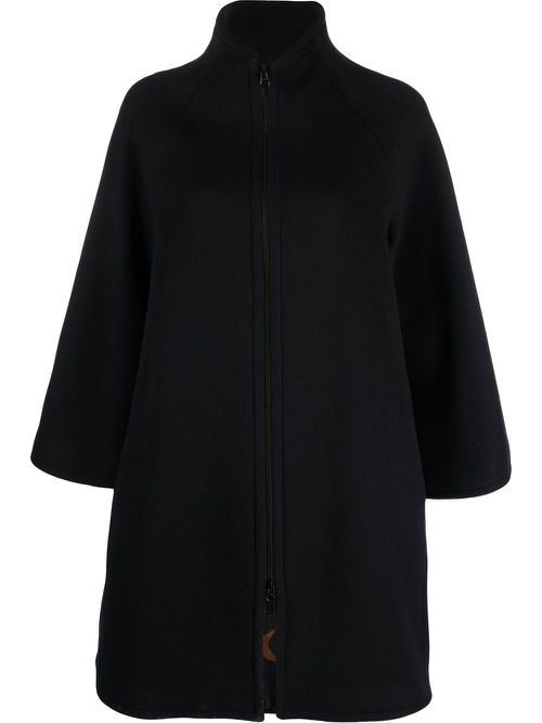 Zip up coat - Black