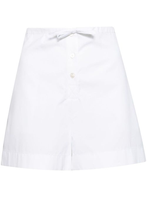 Cotton Bermuda short - White