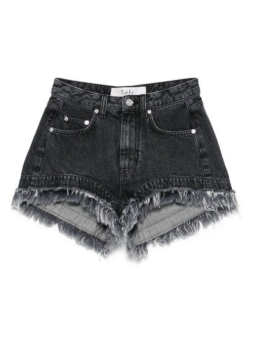 Thea denim shorts - Black