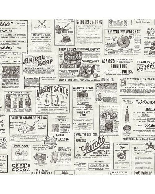NuWallpaper Charcoal Published Peel & Stick Wallpaper