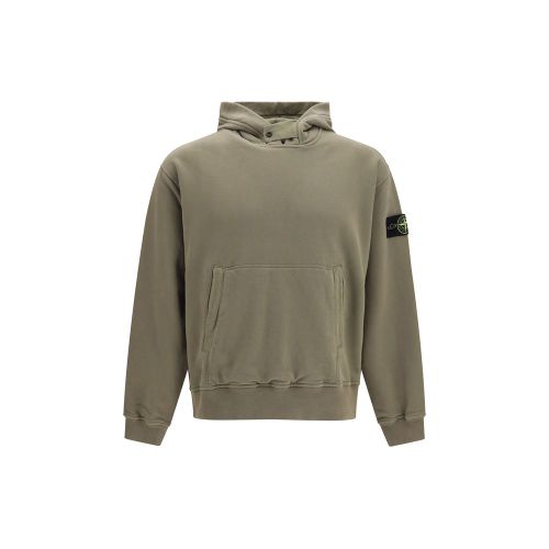 Cotton Hoodie Hoodie — Beige