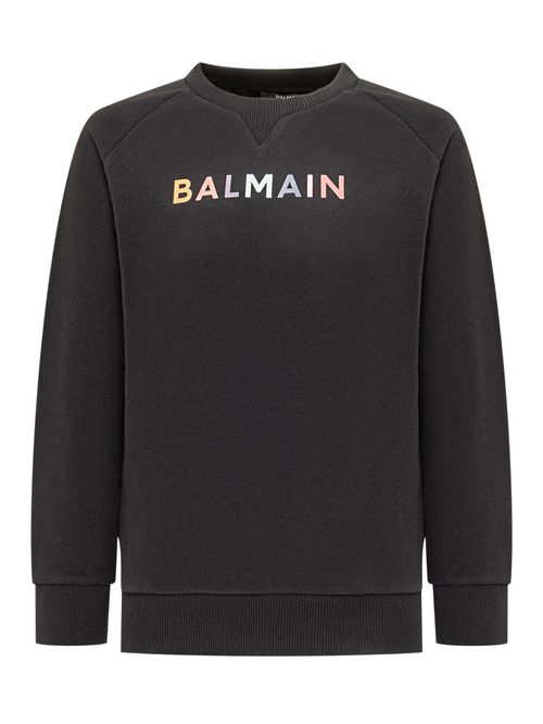 Kids Black Logo Sweatshirt