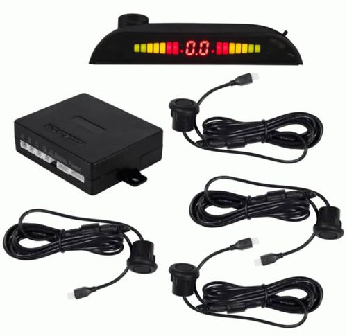 4 Rubber Sensor Rear Parking Kit