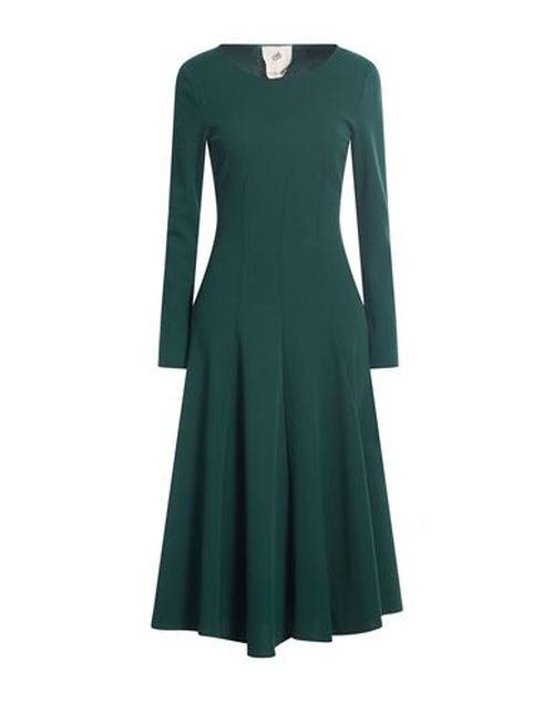 Woman Midi dress Dark green Size 8 Polyester, Elastane