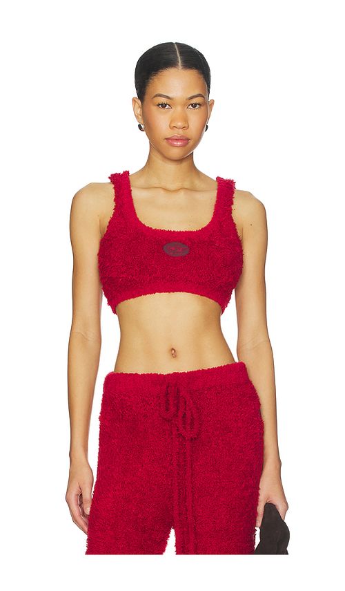 Boys Lie Lucy Cozy Bralette in Red. M/L. Also in XL/XXL