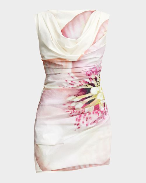 Significant Other | Shiloh Floral Ruched Mini Dress | Realry