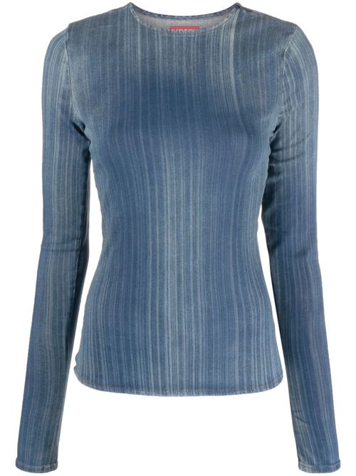 De-Bob-Fsd1 long-sleeved T-shirt - Blue