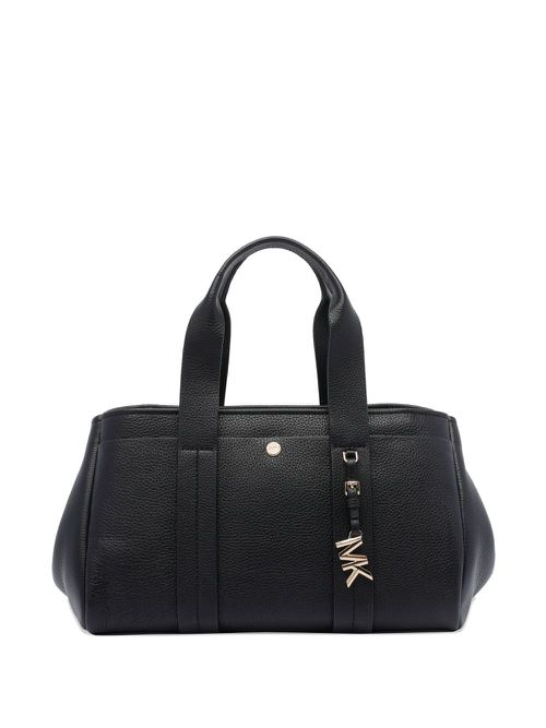 Leather tote bag - Black